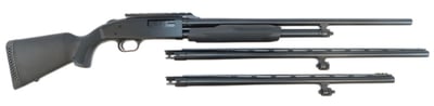 Mossberg 500 Super Bantam 20 GA 3-Barrel Combo 22" / 24" / 26" Barrel, 5rd, Pump Action Shotgun, Black Synthetic Stock - $468.99 (FREE Shipping on Firearms)