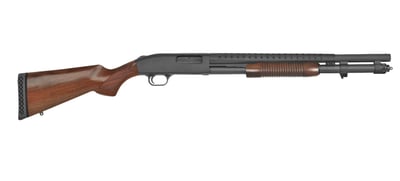 Mossberg 590 Retrograde 12 Gauge 20" 8rd Pump Action Shotgun, Walnut Stock - $499.99 