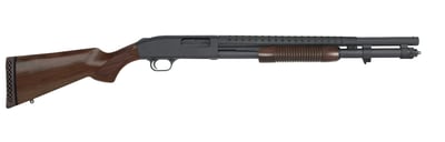 Mossberg 590 Pump Action 12 Ga 20" 8+1rd HS Walnut - $556.53 