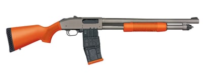 Mossberg 590M Pro 12 GA 18.5" 10rd Mag Fed Less-Lethal Pump Action Shotgun, Magpul SGA Stock, Orange - $776.70 