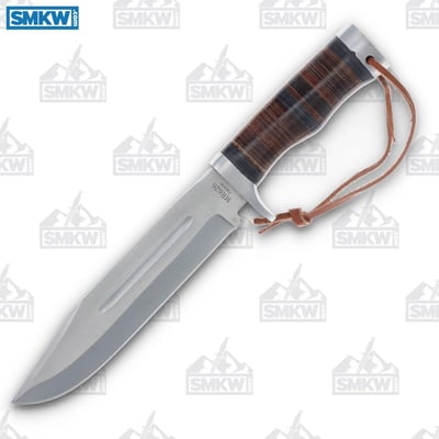 Marble's MR626 Stacked Leather Bowie - $19.99 (Free S/H over $75, excl. ammo)
