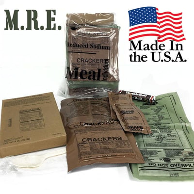 TWENTY PACK of MRE (Meal Ready To Eat) Meals- Each includes a Self Heating System! - $49.80 + Free S/H on Orders of 2 or more 