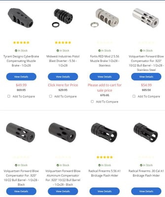 All Muzzle Devices On Sale