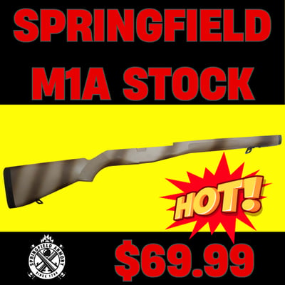 Springfield M1A Painted Camo #1 FDE Stock FB5816 - $69.99