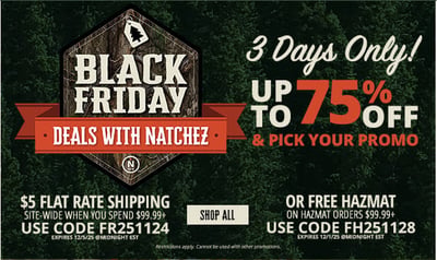 Black Friday Deals With Natchez! @Natchez Shooting & Outdoors  