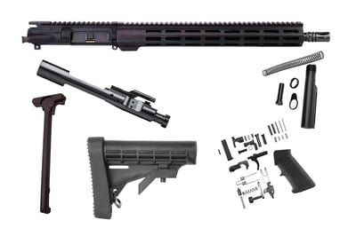 NBS 16" 5.56 NATO Midlength Nitride M-LOK Rifle Kit w/ PA Microdot Sight - $359.95 (Free S/H over $175)
