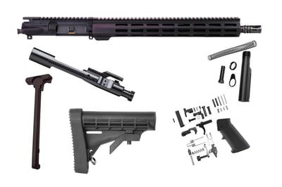 NBS 16″ 5.56 NATO Midlength Nitride M-LOK Rifle Kit - $299.95 (Free S/H over $175)