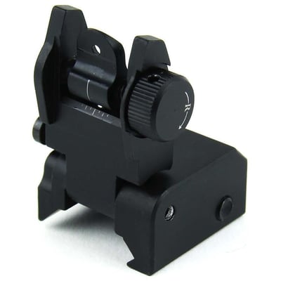 AR SAME PLANE/REAR FLIP-UP IRON SIGHT - $17 shipped