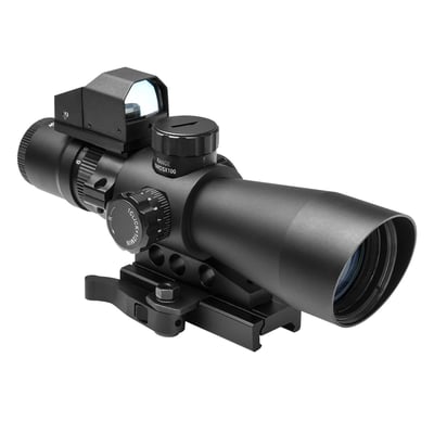 NcStar STM3942GDV2 Mark III Tactical Mil-Dot 3-9X42 Scope with Red Dot Sight - $142.99 (Free S/H over $89)
