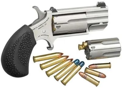 North American Arms Pug Stainless .22 Mag / .22 LR 1" Barrel 5-Rounds - $369.23 