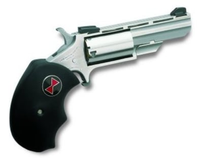 North American Arms Black Widow .22 LR 2" Barrel 5rd, Adjustable Sights, Rubber Grip, Stainless - $249.0