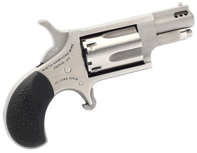 North American Arms Mini-Revolver 22 LR Single Action 1.125" Stainless - $219.99 