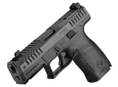CZ P-10 C OR, Polymer, Compact, 9mm, 4" Ported Barrel, Integrated Compensator, Contrast Luminescent 3 Dot Sights, Trigger Safety, 15 Rounds, 2 Magazines - $479.95 