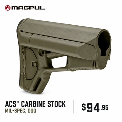 ACS Carbine Stock Mil-Spec, ODG - $94.95 