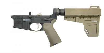 PSA AR-15 Complete MOE EPT Shockwave Pistol Lower, OD Green - No Magazine - $169.99 + Free Shipping