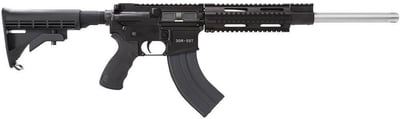 Olympic Arms AR-15 Carbine SA 7.62X39 16" 30+1 6Pos Stk Blk/SS - $804.38