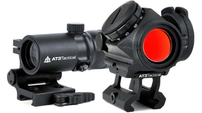 AT3 Tactical 4x Magnified Red Dot Kit RD-50-4XRDM-KIT, Color: Matte Black, Battery Type: Stand Alone Lithium, CR2032 - $237.49 w/code "GUNDEALS" (Free S/H over $49 + Get 2% back from your order in OP Bucks)