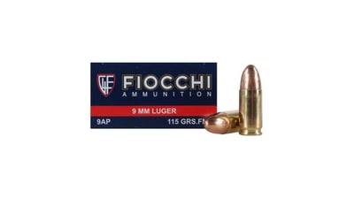 Fiocchi Training Dynamics 9mm 115gr Full Metal Jacket 50 rounds - $13.99 (Free S/H over $49 + Get 2% back from your order in OP Bucks)