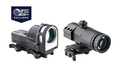 Meprolight M21 Day/Night 1x30mm Self Illuminated Reflex Sight, Triangle Reticle w/MX3F Bundle - $519.83