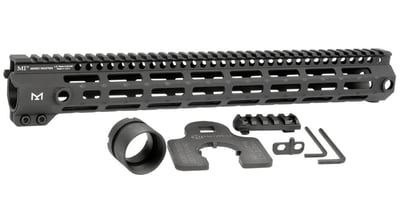 Midwest Industries MI-G4M One Piece Free-Float AR Handguard, 15in Length, M-LOK, 6061 Aluminum, Anodized, Black - $152.96 w/code "GP15" (Free S/H over $49 + Get 2% back from your order in OP Bucks)