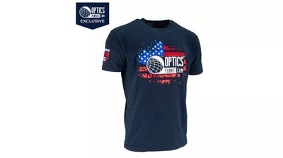 OpticsPlanet Exclusive OpticsPlanet 20th Anniversary T-Shirt Men's (Medium, Small) Navy Blue - $3.05 (Free S/H over $49 + Get 2% back from your order in OP Bucks)