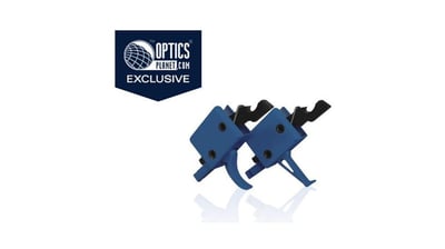 OpticsPlanet Exclusive CMC Triggers AR-15 Drop-in Single Stage Trigger Group, Curved, 3.5lb Pull Weight, NRA Blue - $105.40 (Free S/H over $49 + Get 2% back from your order in OP Bucks)