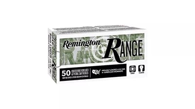 Remington Range 9mm Luger 115 Grain Full Metal Jacket Brass Cased Pistol Ammo, 50 Rounds - $13.90 (Free S/H over $49 + Get 2% back from your order in OP Bucks)