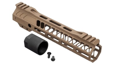 TRYBE Defense AR-15 M-LOK 9in Extra Lightweight Handguard w/ Cut-Away Rail, Flat Dark Earth, 9 Inch - $39.75 (Free S/H over $49 + Get 2% back from your order in OP Bucks)