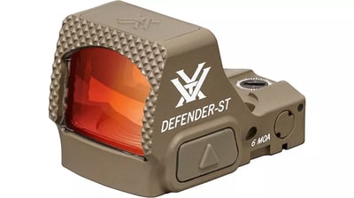 Vortex Optics OPMOD Defender-ST 1x Reflex Micro Red Dot, 6 MOA Dot, Tan - $212.99 (Free S/H over $49 + Get 2% back from your order in OP Bucks)