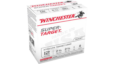 Winchester USA SHOTSHELL 12 Gauge 1 oz 2.75in 25 Rounds - $10.99