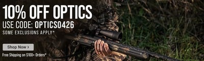 Get 10% Off Optics with coupon code "OPTICS0426" @ MidwayUSA