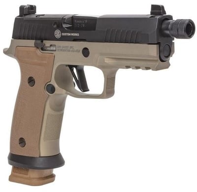 Sig Sauer P320 AXG Combat Flat Dark Earth 9mm 4.6" Barrel 21-RoundsThreaded Barrel - $956.99