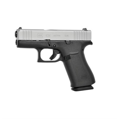 GLOCK - 43X SILVER 9MM AMERIGLO BOLD SIGHTS - $549.99 (Free S/H over $99)