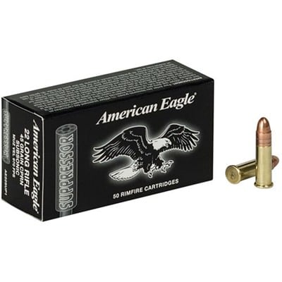 American Eagle 22 LR 45gr CPLRN Subsonic 1000 Rnds (2 boxes) - $117.98 after code "PTT"