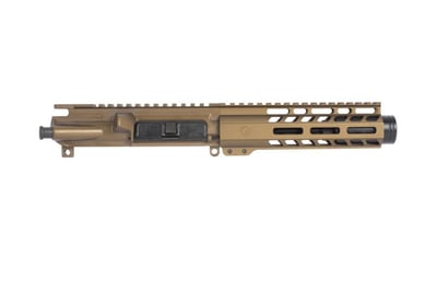 Grid Defense 5.5" 9mm 1:10 HBAR Elite Barreled Upper with 7" M-LOK Free Float Rail and Flash Can - $299