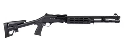 Panzer Arms M4 Speed PRO Tactical 12GA Semi-Auto Shotgun 18.5" Ported Barrel 5 Rounds MLOK Black Skeleton Stock - $619.99 
