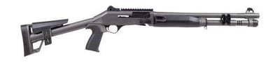 Panzer Arms M4 SPEED Tactical 12 Ga 18.5" 5rd Semi Auto Shotgun, Disruptive Grey - $399.99 