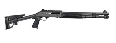 Panzer Arms M4 Tactical ARGO 12 GA 18.5" Barrel Shotgun, Skeleton Stock, Gray - $462.36 