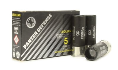 Panzer Defense Lequian Tactical & LE 12 Gauge 00 Buckshot Battle Pack 60 Rounds (Up To 75 Years Shelf Life) - $37.99 after code TAKE5P