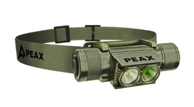 Peax Backcountry Duo Headlamp 1000 Lumen - Max 69 Hours IPX6 Black/Green - $76 