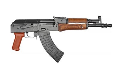 Pioneer Arms Hellpup Elite AK-47 7.62x39mm 11.7″ 30rd, Black / Wood - $574 
