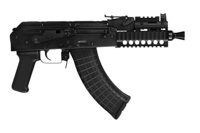 Pioneer Arms Micro Hellpup CORE 7.62x39mm 7" BBL 30rd AK-47 Pistol, Black - $587.21 
