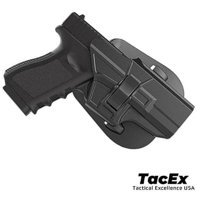 Paddle Holster w Quick Release Button Fits Glock 19 23 32 (Gen 3/4/5) OWB (CD) - $12.99