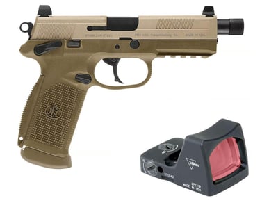 FN FNX 45 Tactical Semi-Auto Pistol Black or FDE w/ Trijicon RMR Red Dot Sight - $1499.98 (add to cart to get this price) - free ship to store