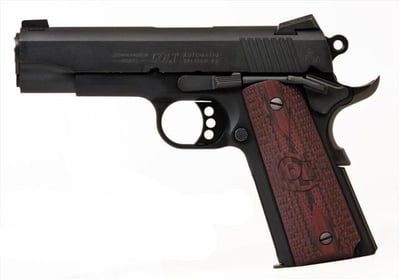 COLT 1911 LW Commander 45ACP 4.25" Blued 8+1 G10 Cherry - $940.99 (Free S/H on Firearms)