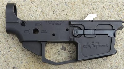 Go Ballistic Firearms 9mm Billet Stripped Lower Receiver Glock Mag Compatible W/MAG CATCH ASSEMBLY & EJECTOR - $154.99