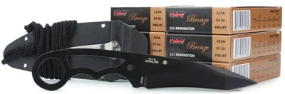 PMC Bronze 223 Remington 55- Gr FMJBT 120 Rnds + Knife - $57.33 w/code "6PGIFT"