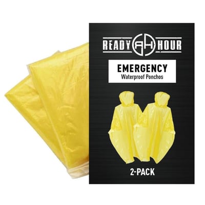 Emergency Poncho (2-Pack) by Ready Hour - $2.45 (Free S/H over $99)