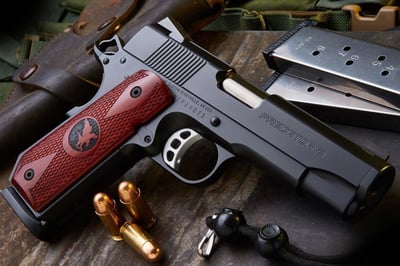 Nighthawk Custom Predator II .45ACP Bobtail Night Sights Cocobolo Grips - $3745