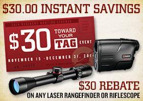 Simmons - Promotions - $30 Rebate on any Riflescope at $49.95 or greater